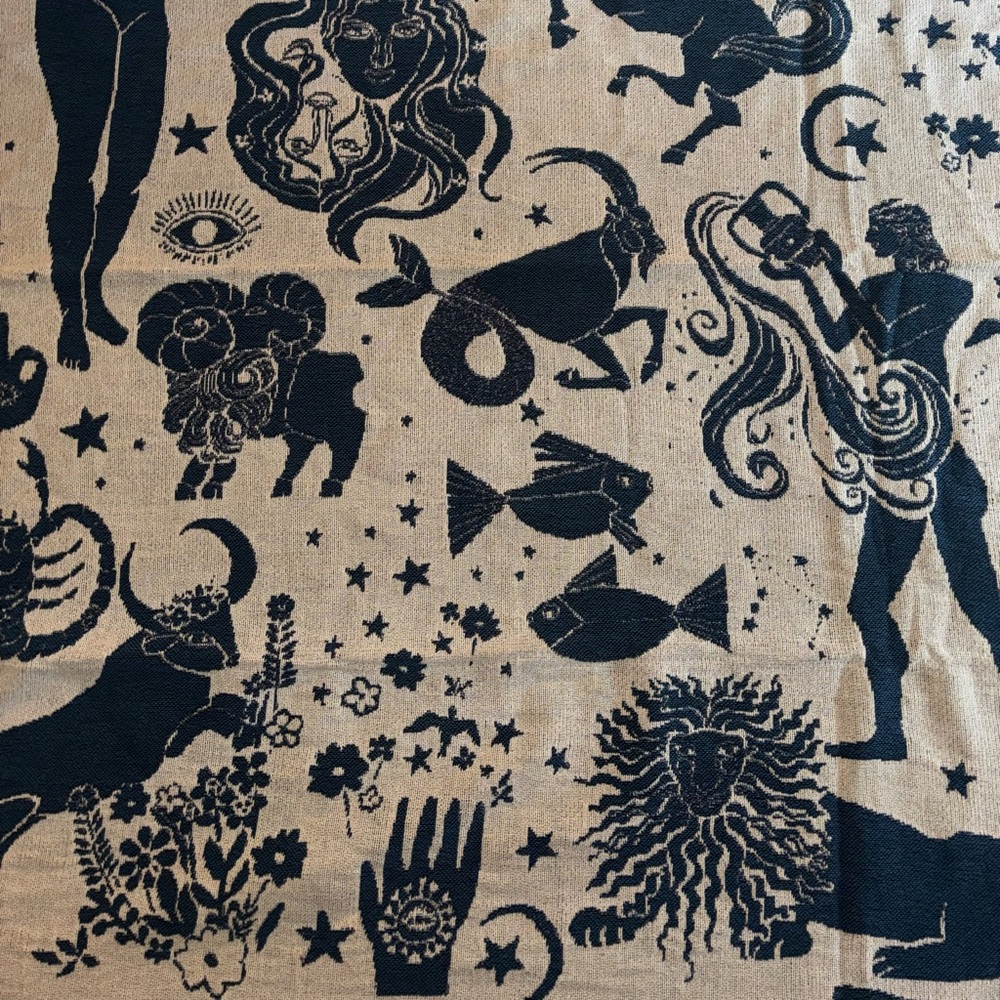 ๐น {PRICE FIRM} UO Zodiac Woven Throw Blanket/Tapestry - Picture 8 of 12